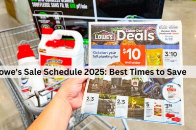 Lowe’s Sale Schedule 2025: Best Times to Save